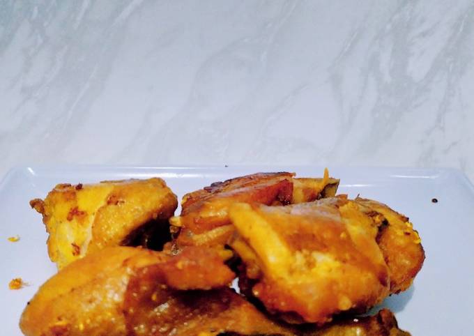 Ayam goreng (bumbu ukep sederhana)