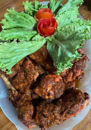 Foto resep Ayam bakar santan