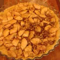 Una foto de Pie de manzana