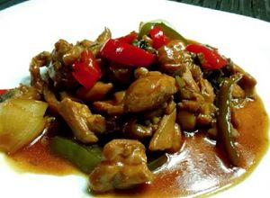 Una foto de Pollo teriyaki