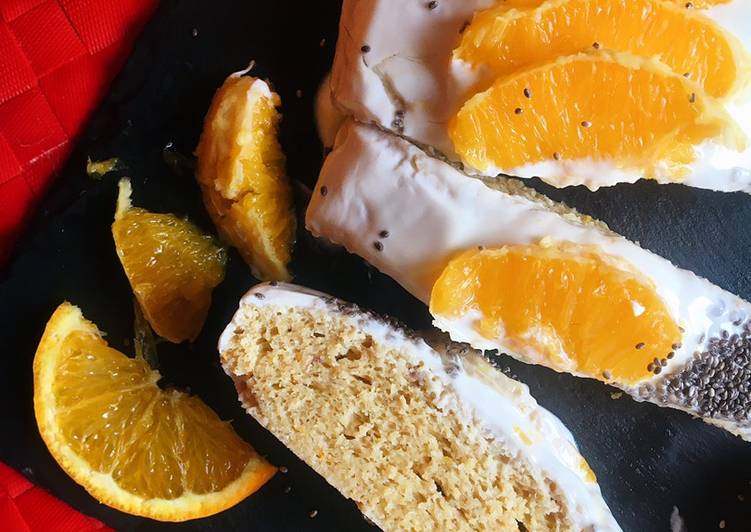 Bizcocho de naranja y yogur al vapor con lekué