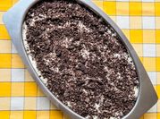 Una foto de crema oreo facil