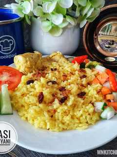 Foto resep Nasi briyani rice cooker (beras biasa)