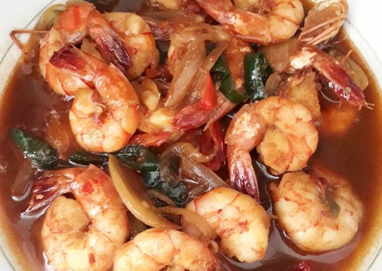Bagaimana Menyiapkan Udang saus tiram Anti Gagal