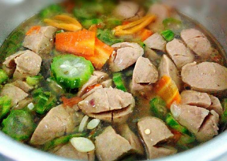 Cara mudah memasak Kubayong (kuah bakso oyong), Sempurna
