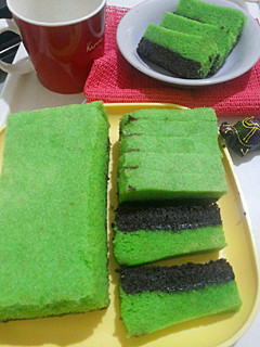 Foto resep Brownies Kukus Hijau Manis (ala amanda)