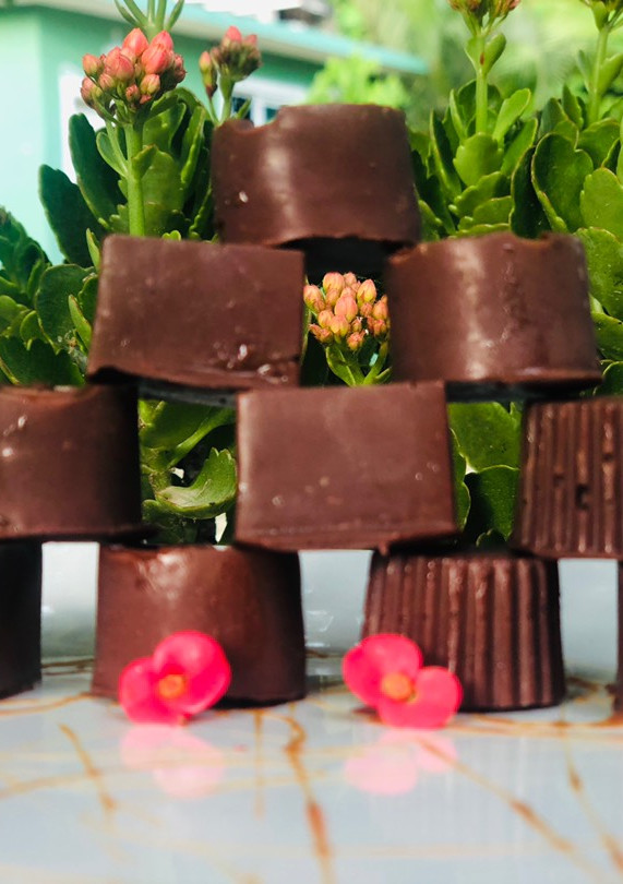 Una foto de Bombones de chocolate
