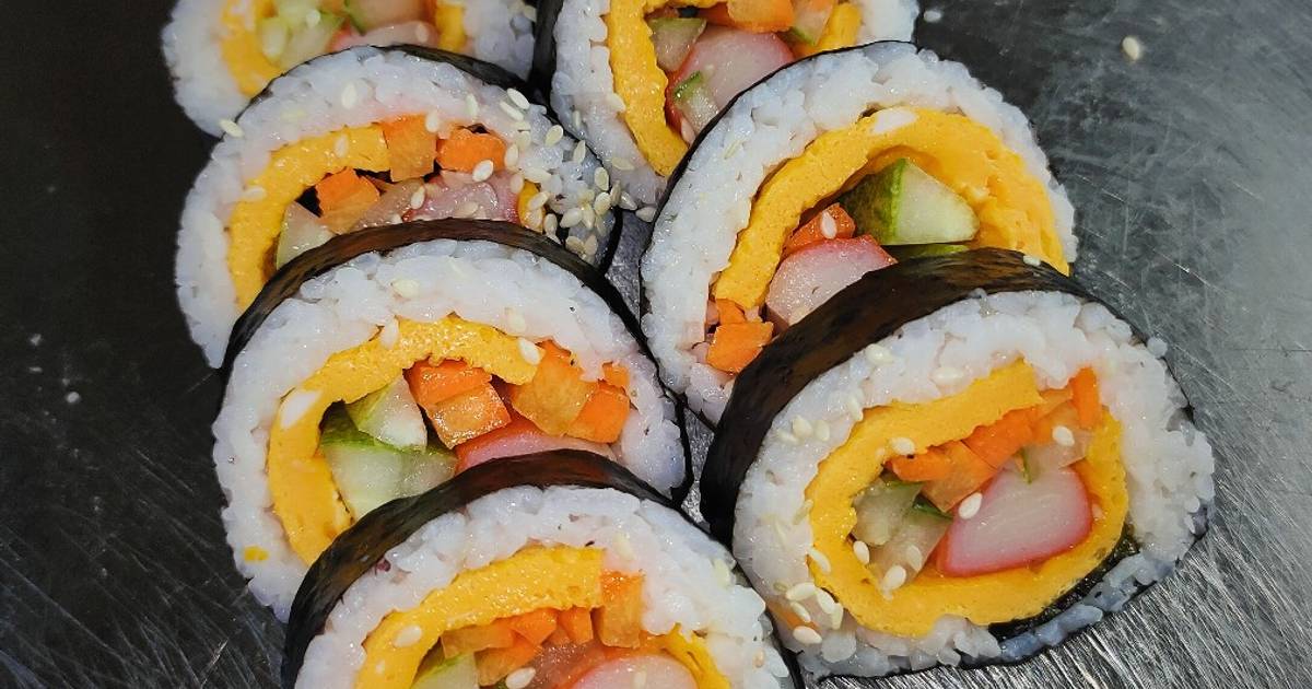 116 resep kimbap crab stick enak dan mudah Cookpad