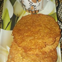 A picture of Deep fried Moong Dal ki Puri.