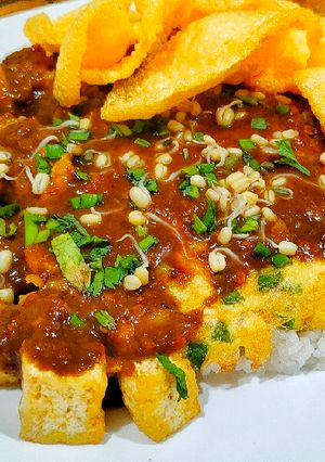 Foto resep Nasi Tahu Tek Surabaya