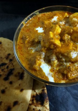 A picture of Lababdar Paneer.
