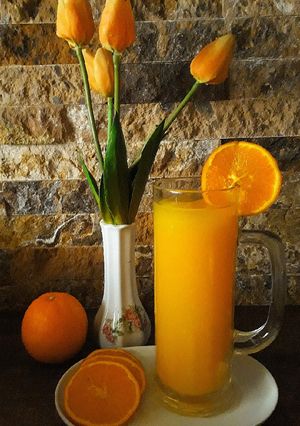 عکسی از دستور شربت پرتقال 🍊