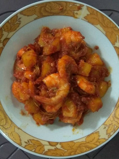 Foto resep Udang kentang sambal balado spesial