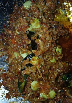 Foto resep Sambal Teri Pete Maknyusss