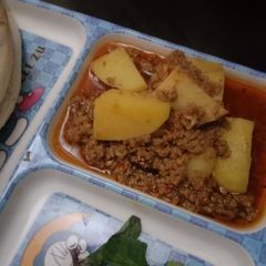 A picture of Aloo Qeema 🍛.