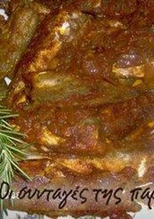 Φωτογραφία της συνταγής Το σαβόρο της θειας Πόπης