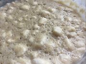Una foto de leche nevada