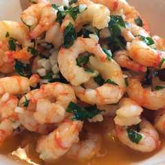 A picture of Gambas al ajillo.