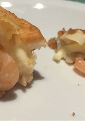 Una foto de Empanada de camarón y queso
