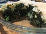 Tarta de espinaca con masa de hojaldre