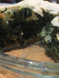 Una foto de Tarta de espinaca con masa de hojaldre