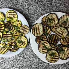 Una foto de Verduras asadas