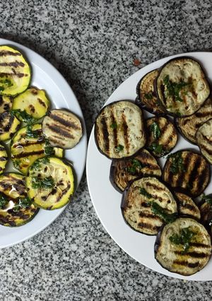 Una foto de Verduras asadas