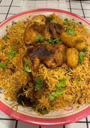 صورة لوصفة كبسة دجاج بسيطة 🐔