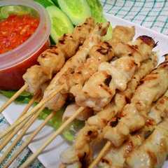 A picture of Sate Taichan Happycall.