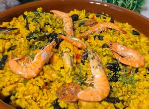 Une photo de Paella maison en cocotte 😃