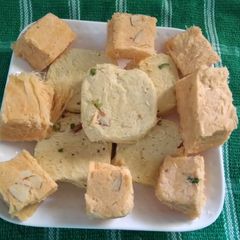 A picture of #56Bhog#Post-19#Soan papdi.