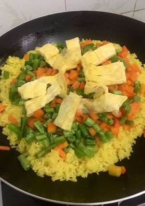 Hình của món Cơm chiên trứng.