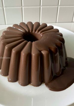 Foto resep Puding Coklat Sutra & Vla Coklat