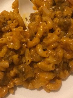 A picture of Bacon cheeseburger macaroni.