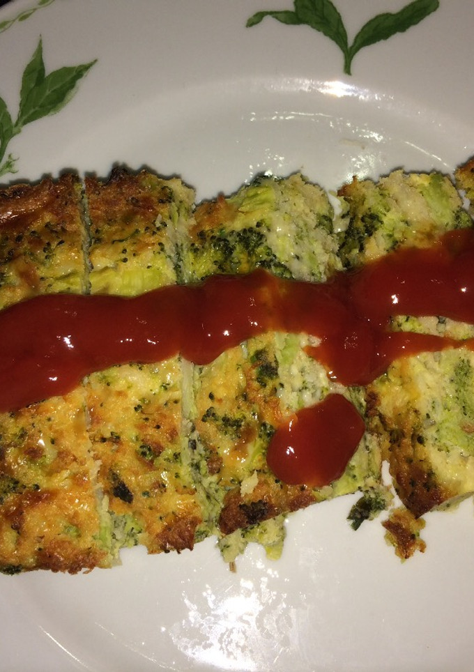 Una foto de Budín de pescado y brócoli