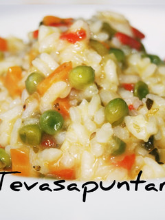 Una foto de Risotto de verduras