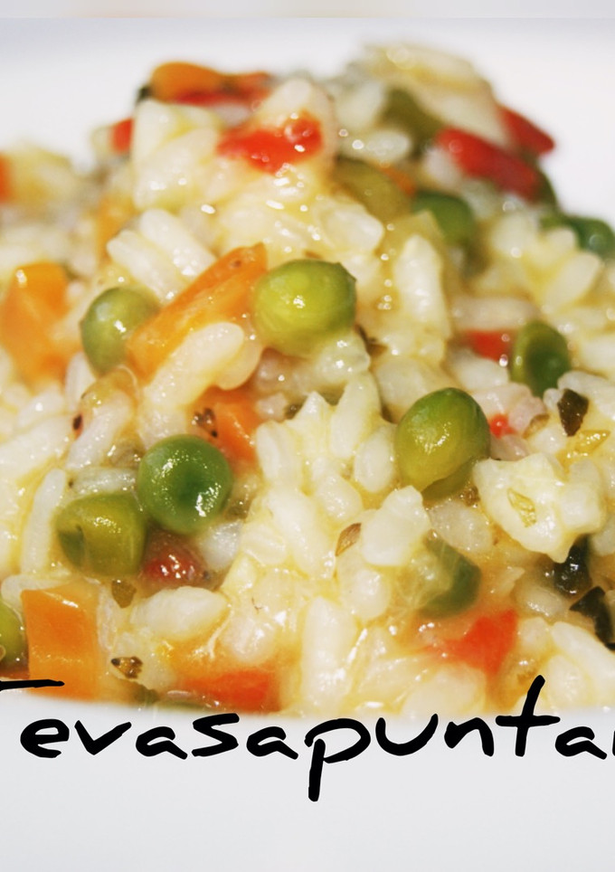 Una foto de Risotto de verduras