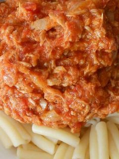 Una foto de Salsa de atún para pasta