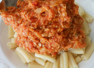 Una foto de Salsa de atún para pasta