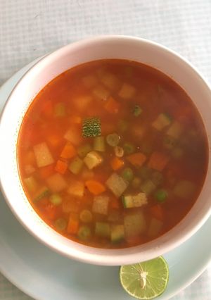 Una foto de Sopa de verdura