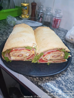 Una foto de Pionono rellenó