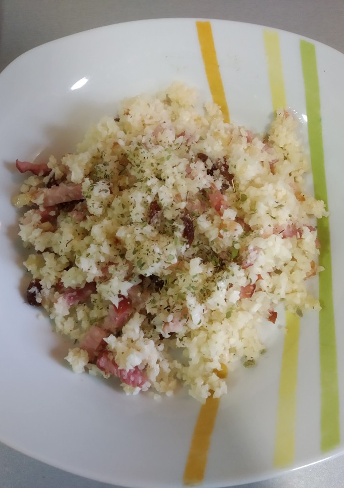 Una foto de Falso risotto de coliflor