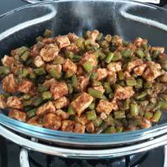A picture of Tumis Buncis Tahu Pedas.