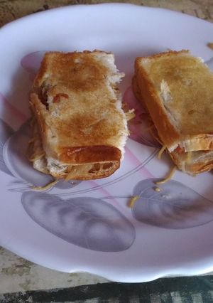 A picture of Bread spring roll.