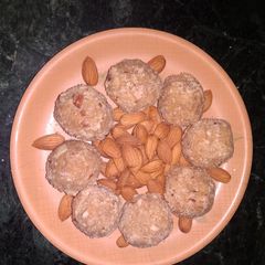 A picture of Badam laddoo.