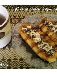 Foto resep pisang bakar keju rumahan