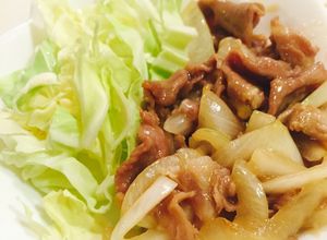 Hình của món Thịt heo xào gừng.