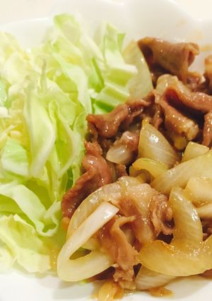 Hình của món Thịt heo xào gừng.