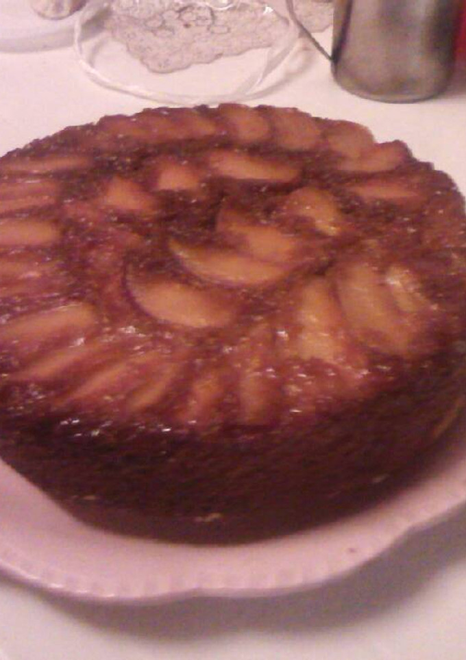 Una foto de Torta de Manzana Inversa