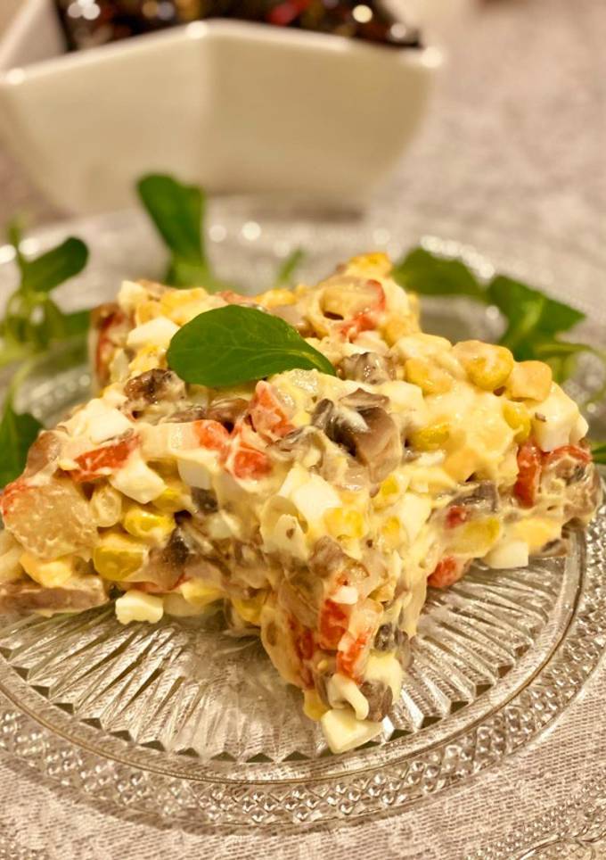 Салат з крабовими паличками